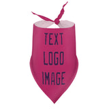 Custom Pink Purple Pet Scarf