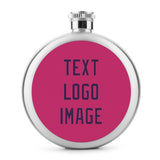 Custom Pink Purple Hip Flask