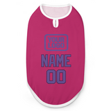 Custom Pink Light Purple Pet Vest