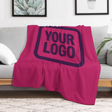 Custom Pink Purple Blanket
