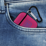 Custom Pink Light Purple AirPods Case