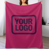 Custom Pink Purple Blanket
