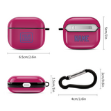 Custom Pink Light Purple AirPods Case (3rd Generation)