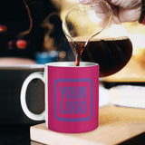 Custom Pink Light Purple Mug