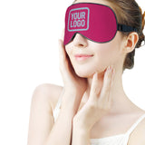 Custom Pink Light Blue Sleep Mask