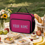 Custom Pink Light Blue Lunch Bag