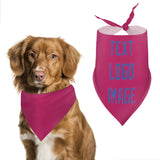 Custom Pink Sky Blue Pet Scarf