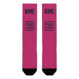 Custom Pink Navy Knee-High Sock