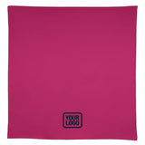 Custom Pink Sky Blue Square Table Cloth