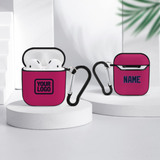 Custom Pink Navy AirPods Case