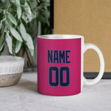 Custom Pink Navy Mug
