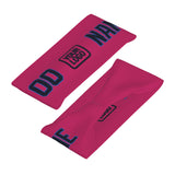 Custom Pink Navy Sports headband