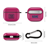 Custom Pink Navy AirPods Case (3rd Generation)