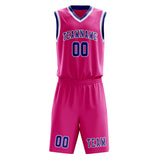 Custom Pink Sky Blue Basketball Set