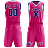 Custom Pink Sky Blue Basketball Set