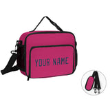 Custom Pink Blue Lunch Bag