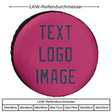 Custom Pink Blue Truck Tires