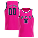 Custom Pink & Blue Colors Design Sports Basketball Jersey