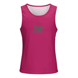Custom Pink Blue Green Men's Tank Top