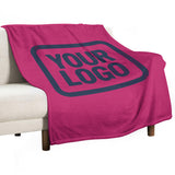 Custom Pink Blue Blanket