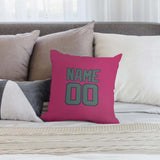 Custom Pink Blue Green Pillowcase