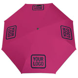 Custom Pink Navy Automatic Umbrella