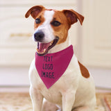 Custom Pink Navy Pet Scarf