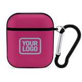 Custom Pink Light Blue AirPods Case