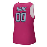 Custom Pink Light Blue Men's Tank Top