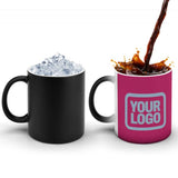 Custom Pink Light Blue Magic Mug