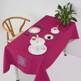 Custom Pink Navy Square Table Cloth