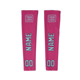 Custom Pink Light Blue Arm Sleeve