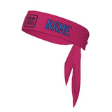 Custom Pink Sky Blue Headband
