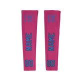 Custom Pink Sky Blue Arm Sleeve