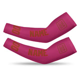 Custom Pink Coral Red Arm Sleeve