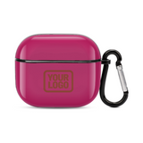 Custom Pink Coral Red AirPods Case (3rd Generation)