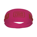 Custom Pink Coral Red Sports headband