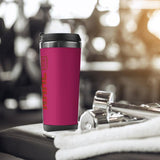 Custom Pink Coral Red Stainless Steel Water Cup