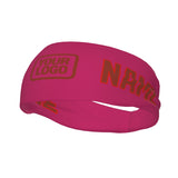 Custom Pink Coral Red Sports headband
