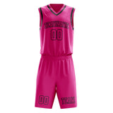 Custom Pink Pink Basketball Set