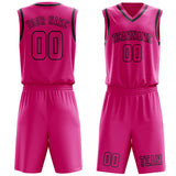 Custom Pink Pink Basketball Set