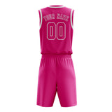 Custom Pink Pink Basketball Set