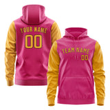 Custom Pink Yellow Hoodie