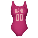Custom Pink Light Pink Swimsuit