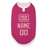 Custom Pink Light Pink Pet Vest