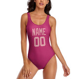 Custom Pink Light Pink Swimsuit