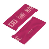 Custom Pink Light Pink Sports headband
