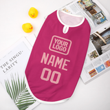 Custom Pink Light Pink Pet Vest