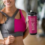 Custom Pink Light Pink Stainless Steel Water Cup