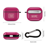 Custom Pink Light Pink AirPods Case (3rd Generation)